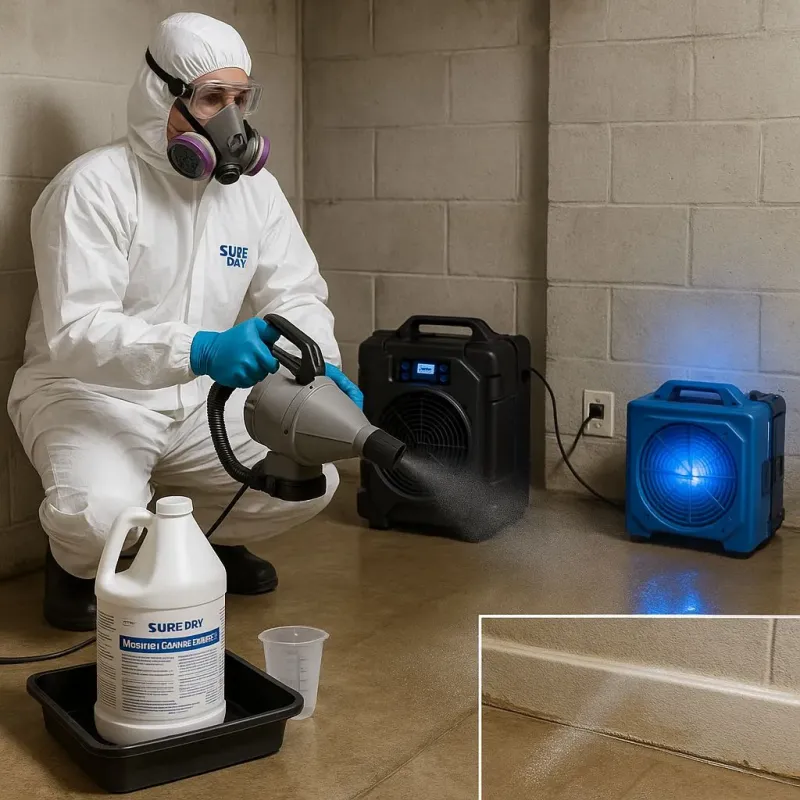 Sanitization and Odor Removal process in Trevose, PA