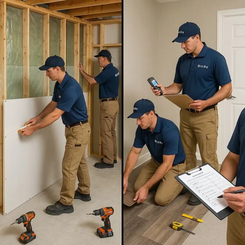 Repairs and Reconstruction process in Trevose, PA