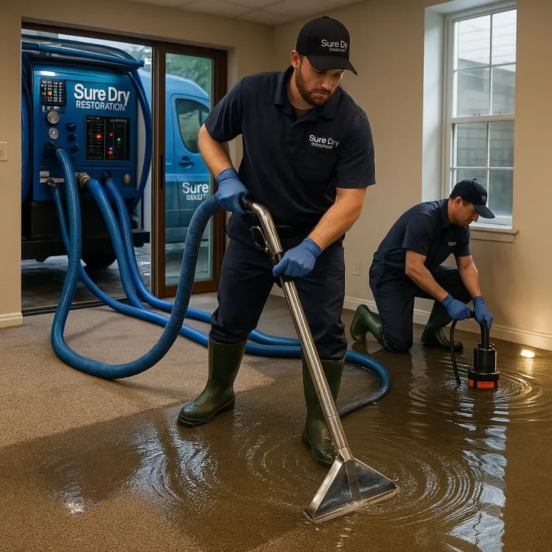 Water Extraction and Removal process in Trevose, PA
